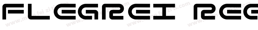 Flegrei Regular字体转换